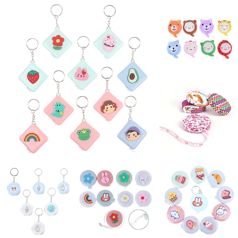 

200cm/150cm Portable Tape Measures Retractable Ruler Sewing Measuring Tape Tools Children Height Ruler Centimeter Inch Roll