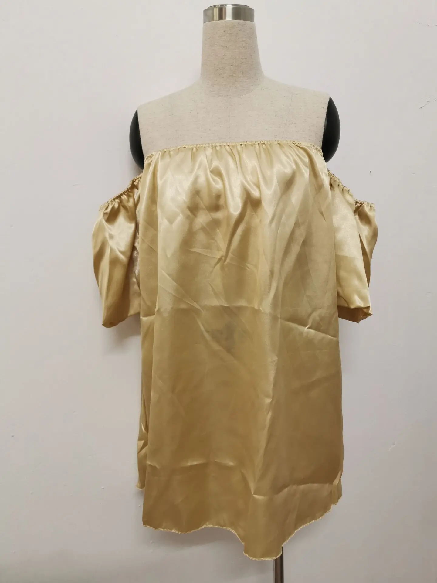 Женское пикантное летнее свободное повседневное мини платье с коротким рукавом