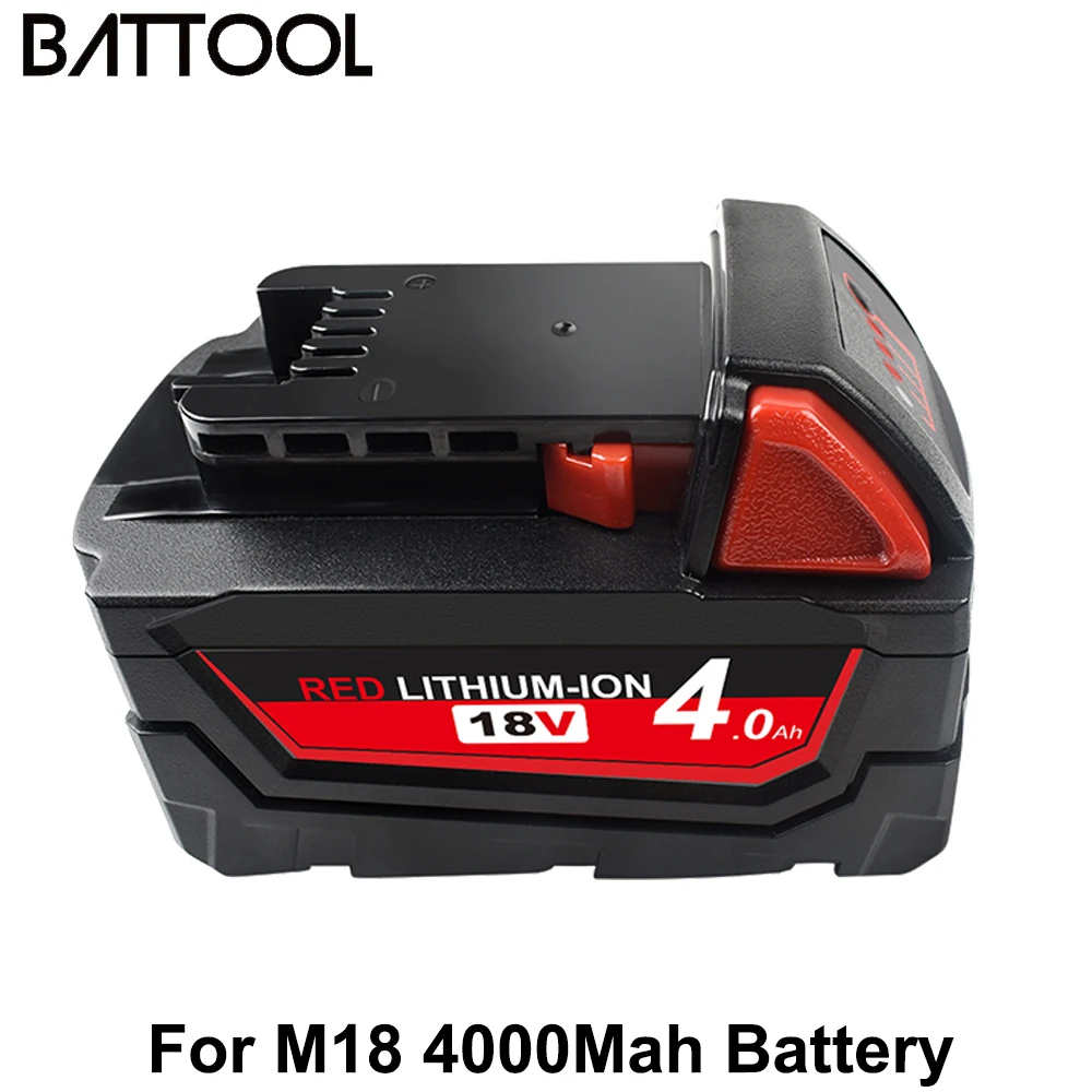 Аккумулятор 4000 мАч электроинструменты литий ионный аккумулятор для Milwaukee M18 18v