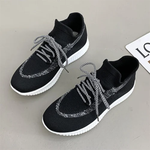 

2021 Spring New Women's Sports Shoes Fashion Women's Sneakers Breathable Mesh Lace Up Casual All-match Ladies Platform Shoes