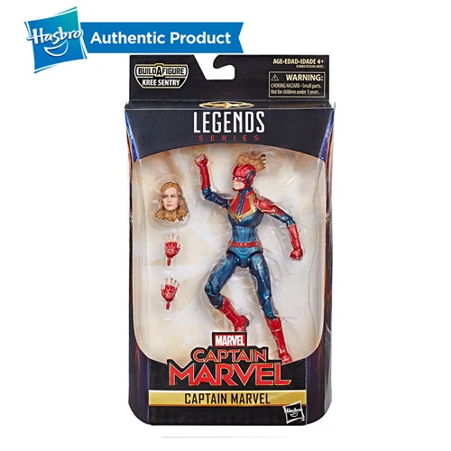 Captain Marvel Hasbro Marvel Legends Капитан Marvel Movie игрушки Фигурки Мстителей Marvel Legends серия Женская космическая кукла супергероя - Цвет: Captain Marvel
