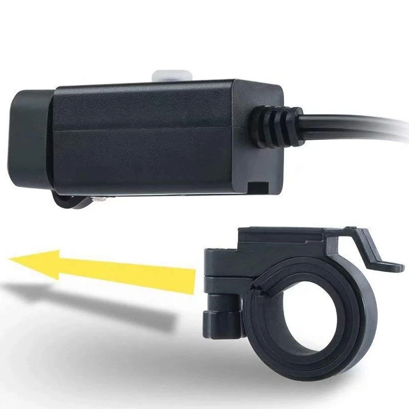 Водонепроницаемый мотоцикл USB зарядное устройство адаптер с SAE быстрый разъем и