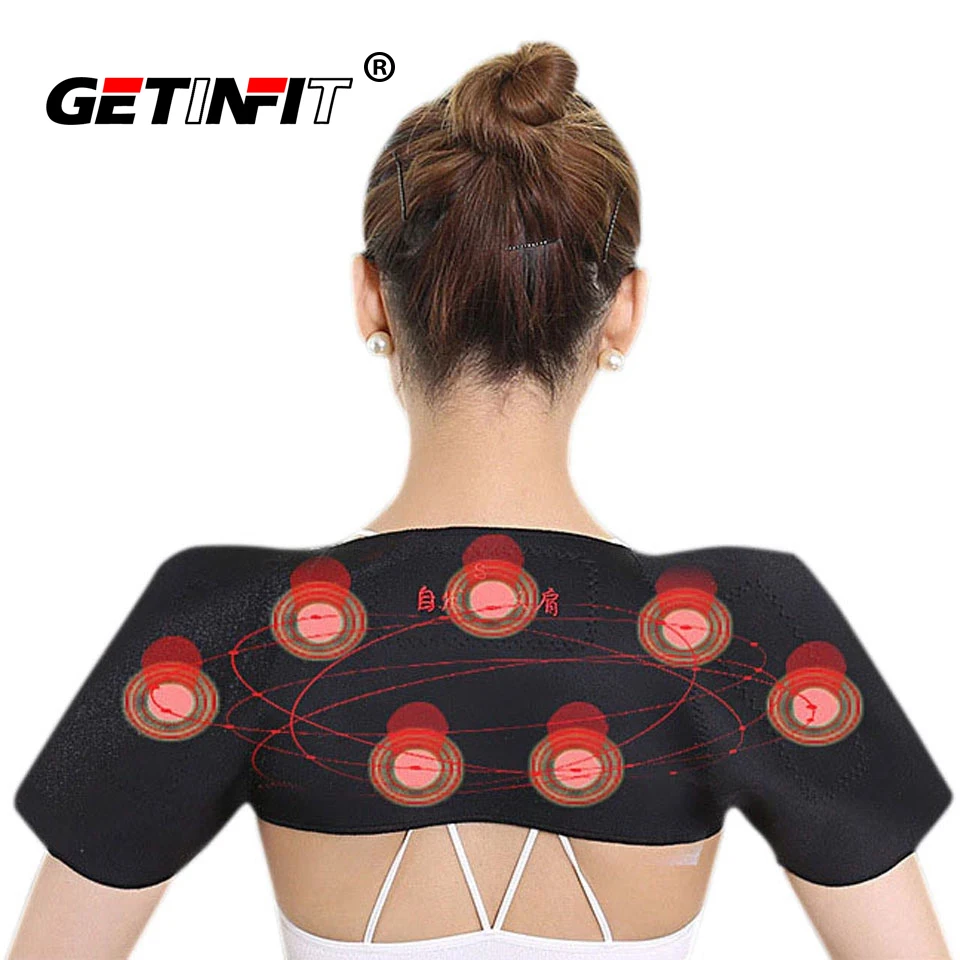 Греющий турмалиновый пояс Getinfit унисекс самонагревающийся для тепловой терапии