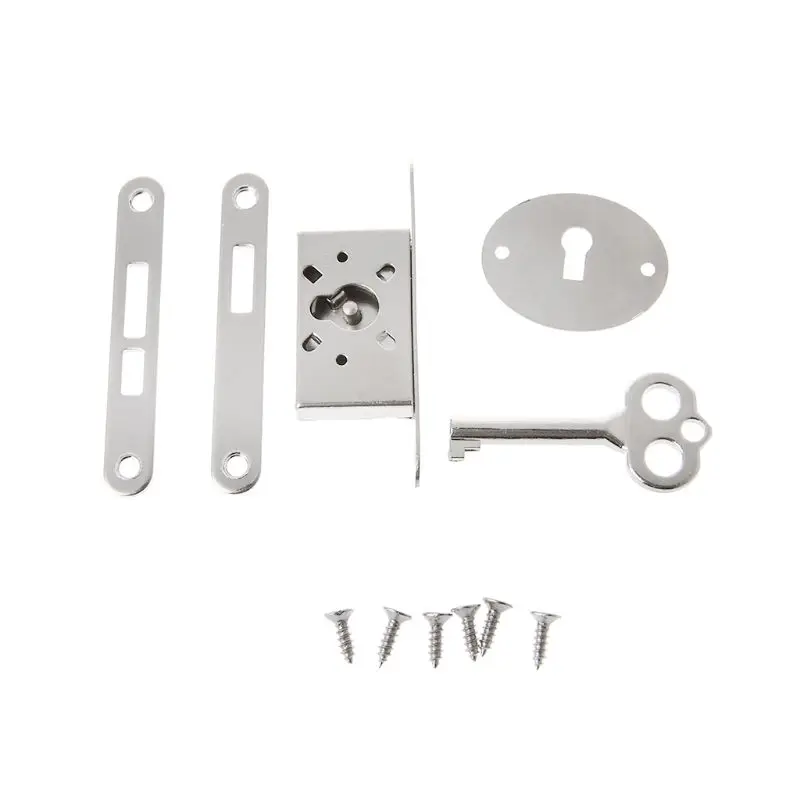 

Vintage Drawer Lock with Key Antique Small Box Cabinet Door Locks Furniture Fittings