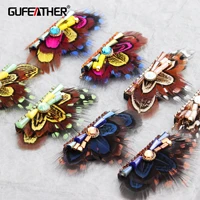 gufeather m515feather tasseljewelry accessoriesreal featherbeads accessoriesdiy earringshand madejewelry making2pcslot