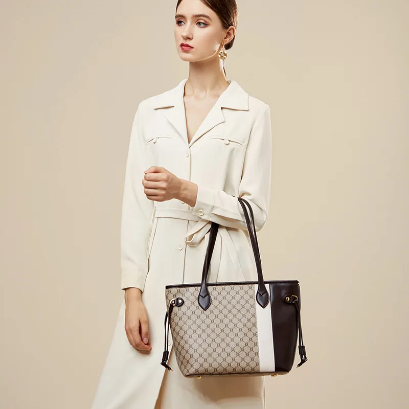 New women's bag Single Shoulder Bag Handbag Tote Bag all cattle leather bag women's shopping bag Genuine Leather bag