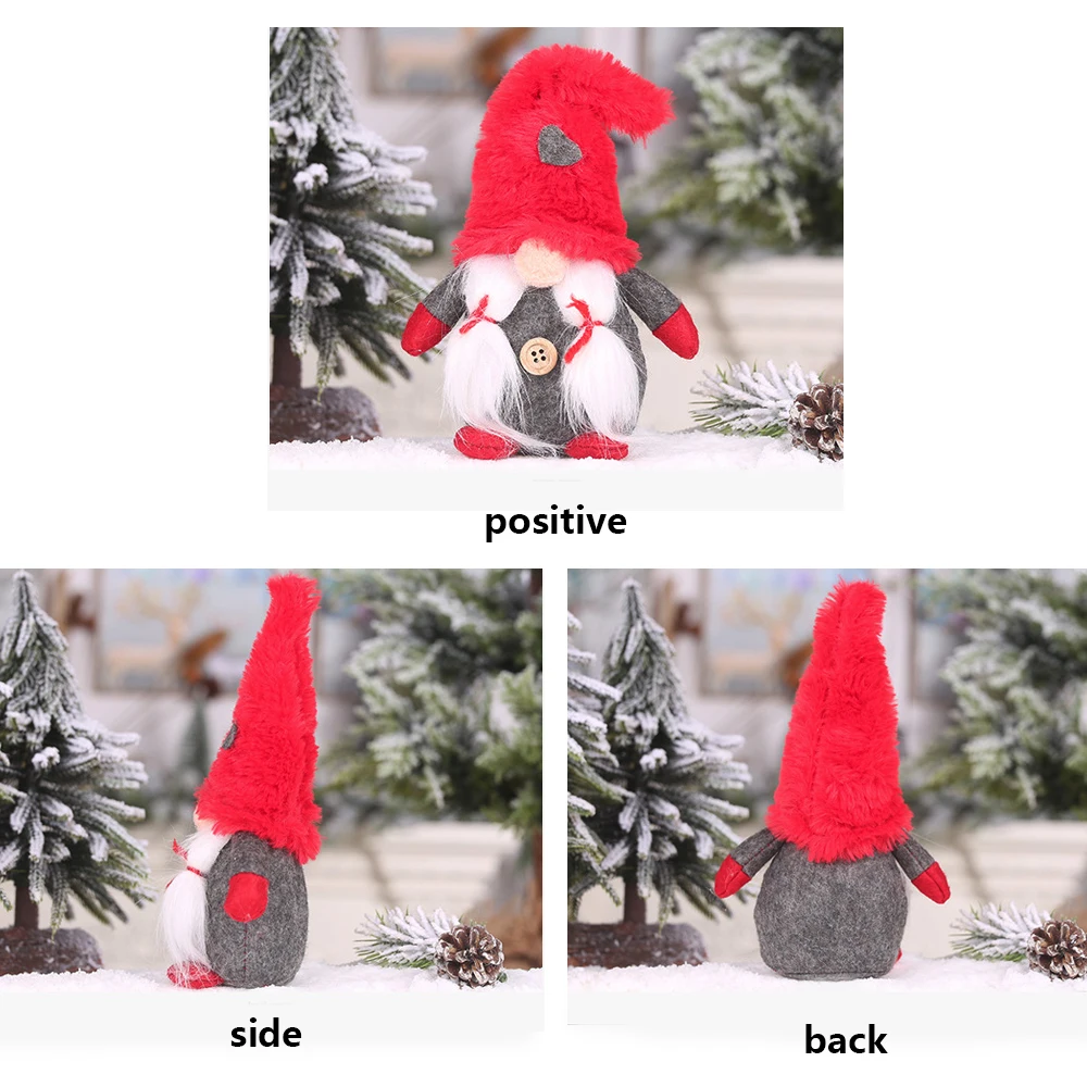 Санта Клаус снеговик рождественские украшения Безликий куклы шведский гном