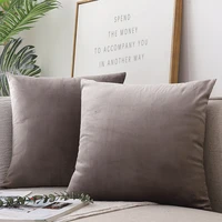 solid color flannel pillowcase cuhsion cover comfortable and soft pillowcase cushion cover suitable for any design house