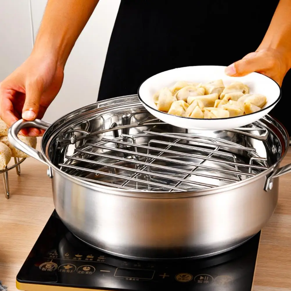 

Baking Tray Skewers Air Fryer Stainless Steel Holder BBQ Rack Double-deck Home Replacement Barbecue Dropshipping