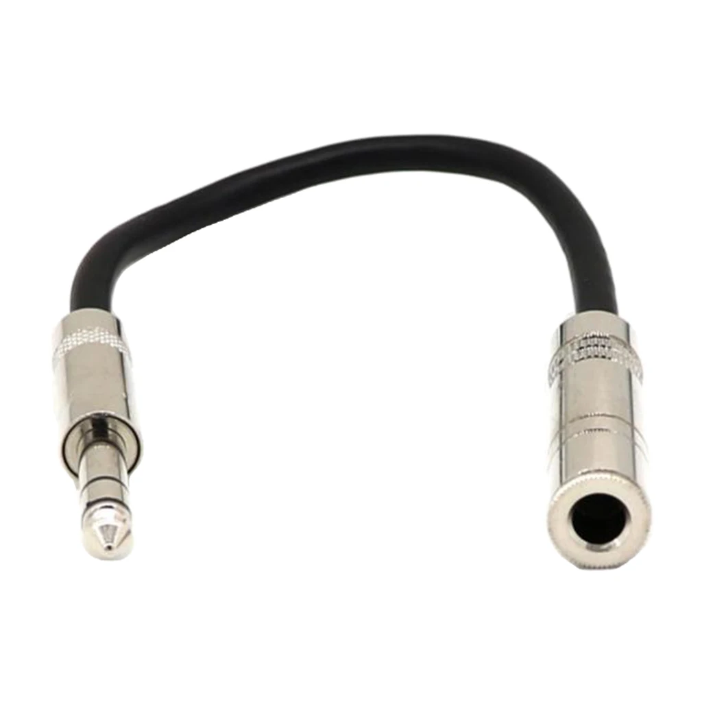 

6.35mm Stereo Female to Male Cable 20cm Adapter Headphone Extension Cord