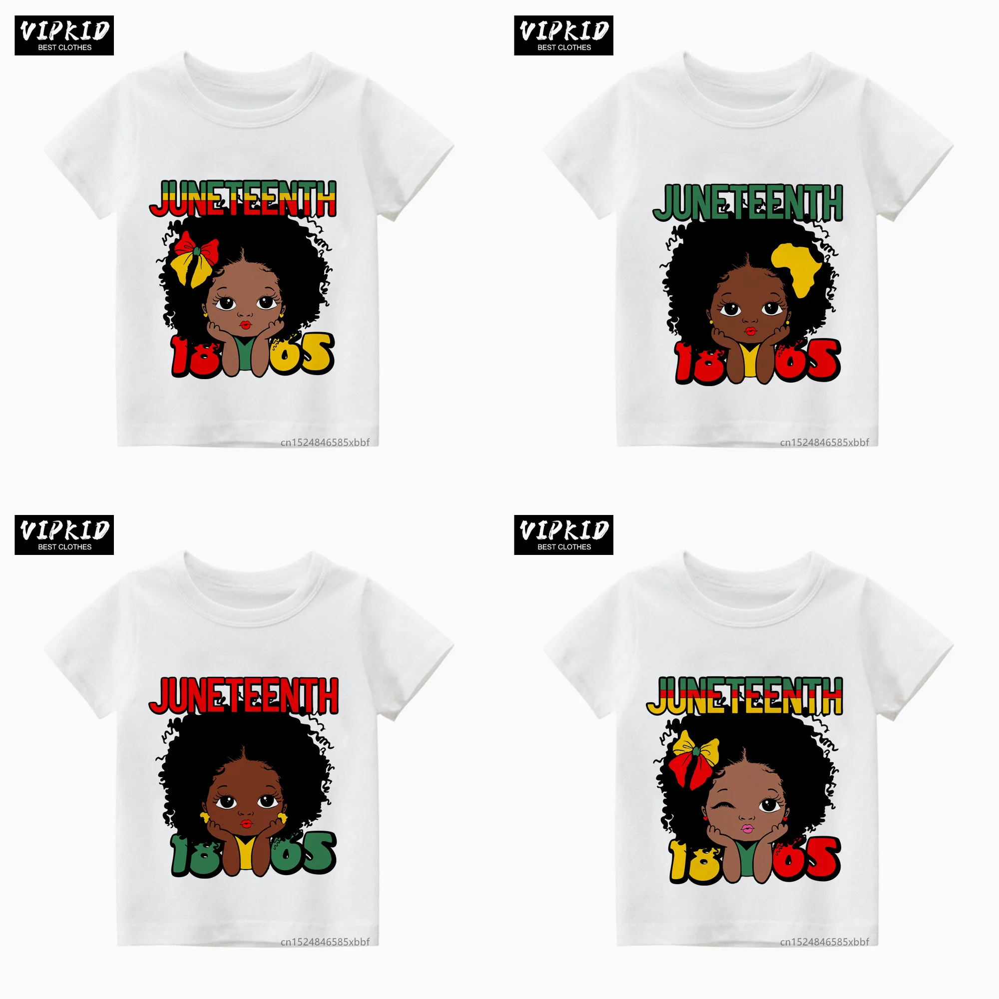 

Black African American Kids Colors Know Your History Happy Birthday Girl Short Sleeve T-shirt Childrens Boy Tops Tee,Drop Ship