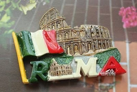 italy roma colosseum colosseo tourist travel souvenir 3d resin refrigerator fridge magnet craft gift idea home decor