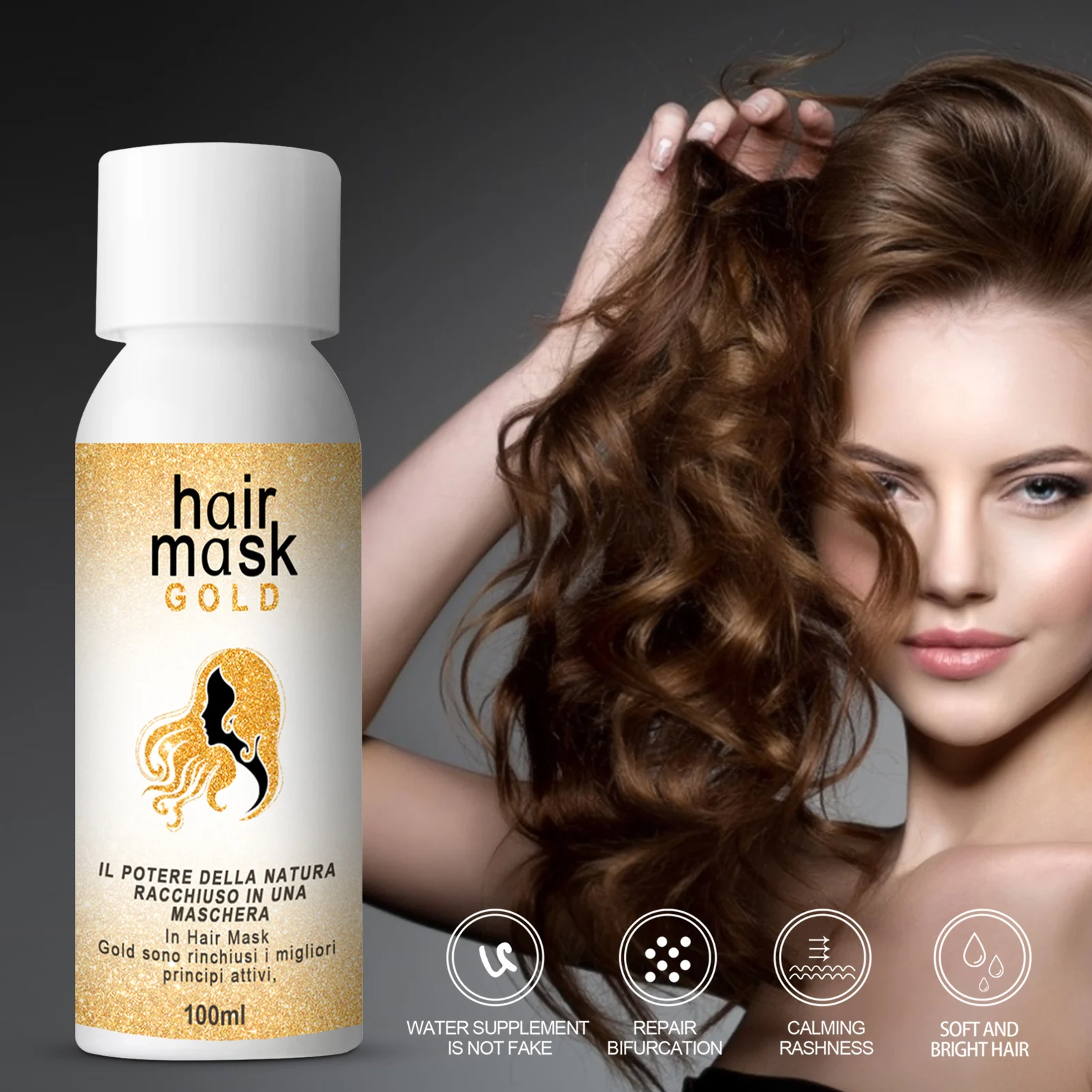 100 мл волшебный питательная маска для волос восстанавливает повреждения