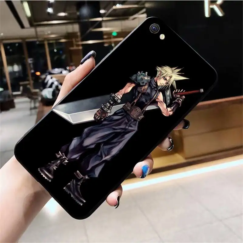 Финальная фантазия VII FF7 аниме DIY Окрашенные украшения для Vivo Y91c Y17 Y51 Y67 Y55 Y93 Y81S Y19 V17