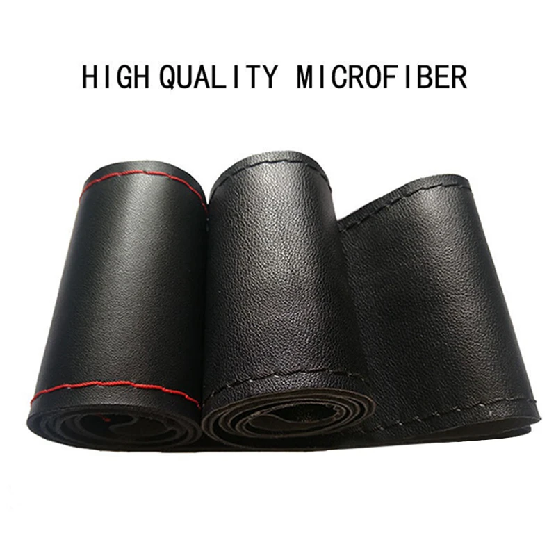 DIY оплетка на руль чехол рулевого колеса автомобиля с иголками и нитью