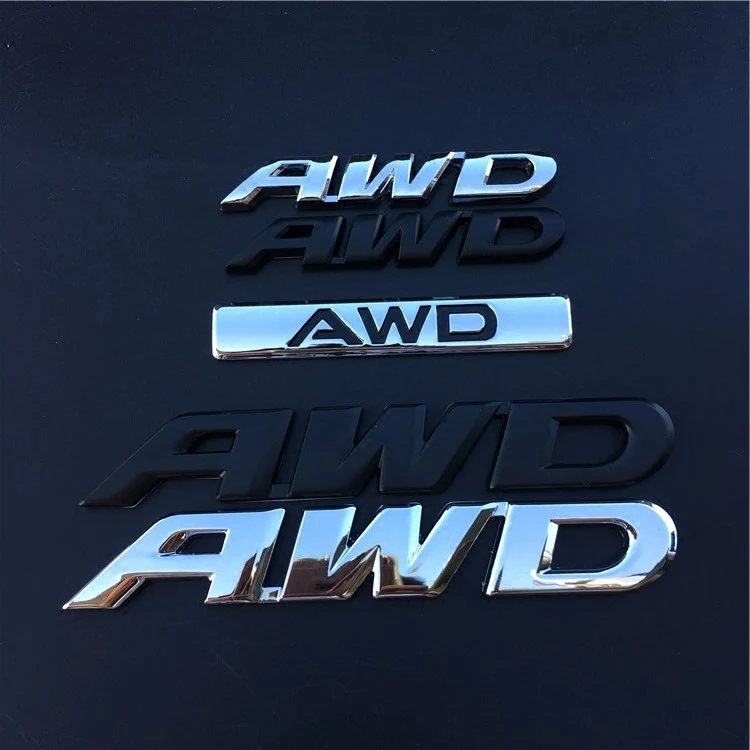 1 шт. металлическая 3d эмблема AWD с логотипом значок на кузов автомобиля | Отзывы и видеообзор