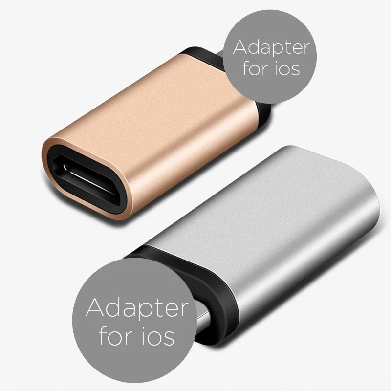 Адаптер для iphone адаптер Type C 8 pin на Usb c сплиттер IPhone Huawei P20 Pro Samsung зарядный