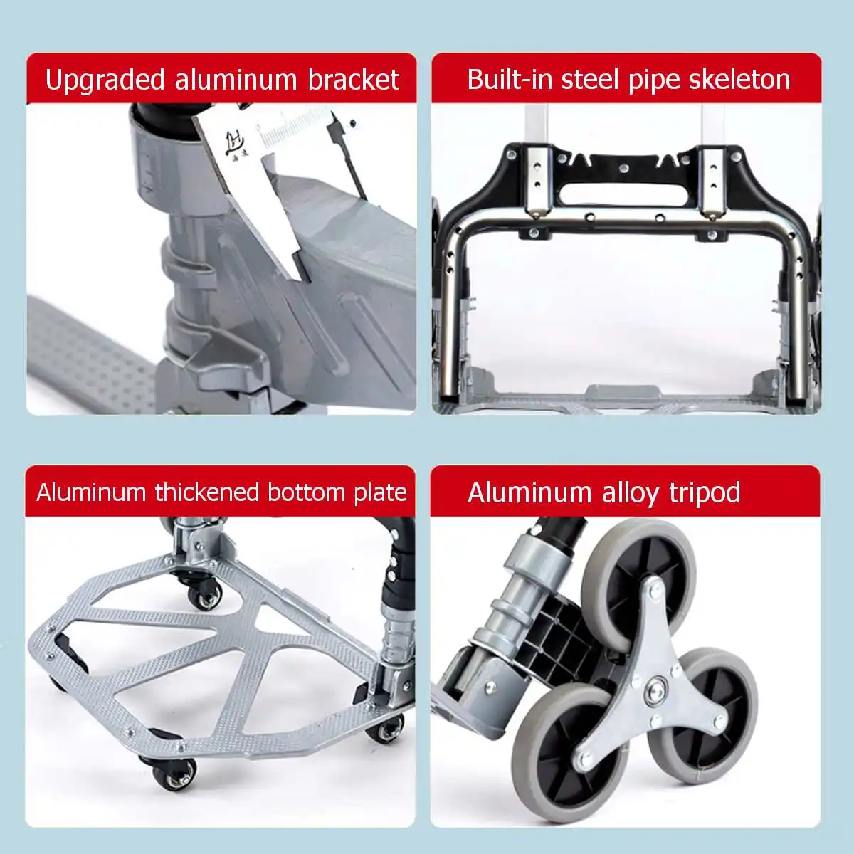 Тележка складная для подъема по лестнице наверху 330 фунтов | Дом и сад