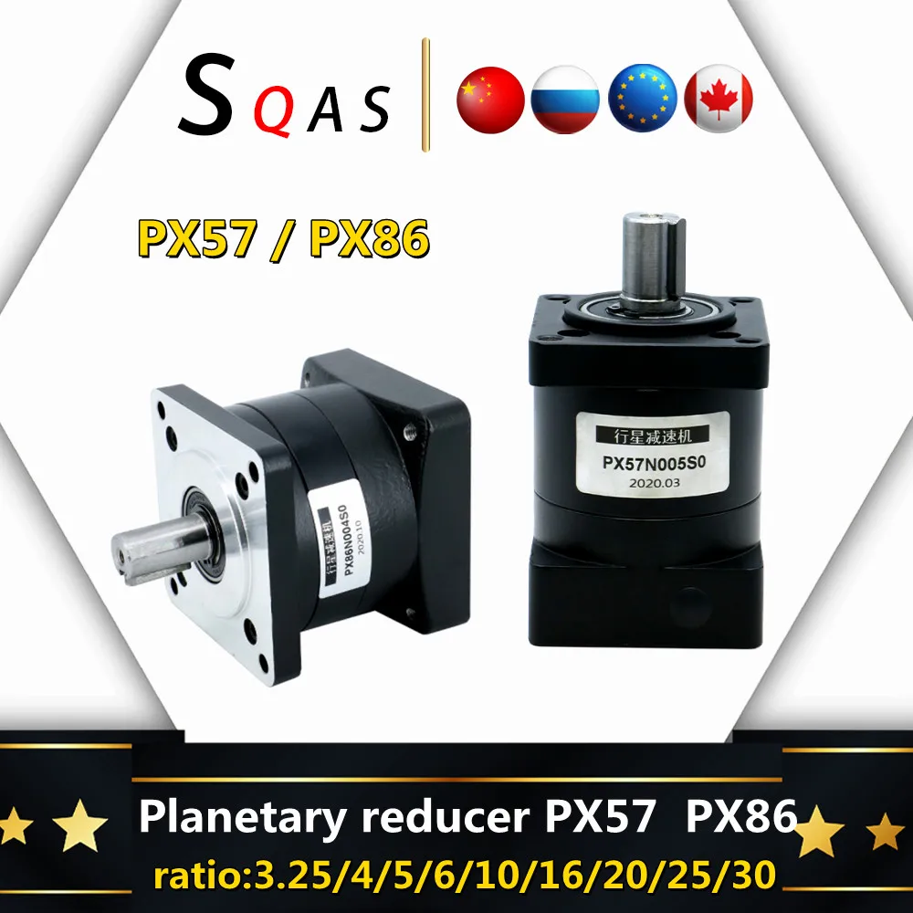 

Планетарный редуктор HLTNC PX57/PX86 для шаговых двигателей Nema23/Nema34