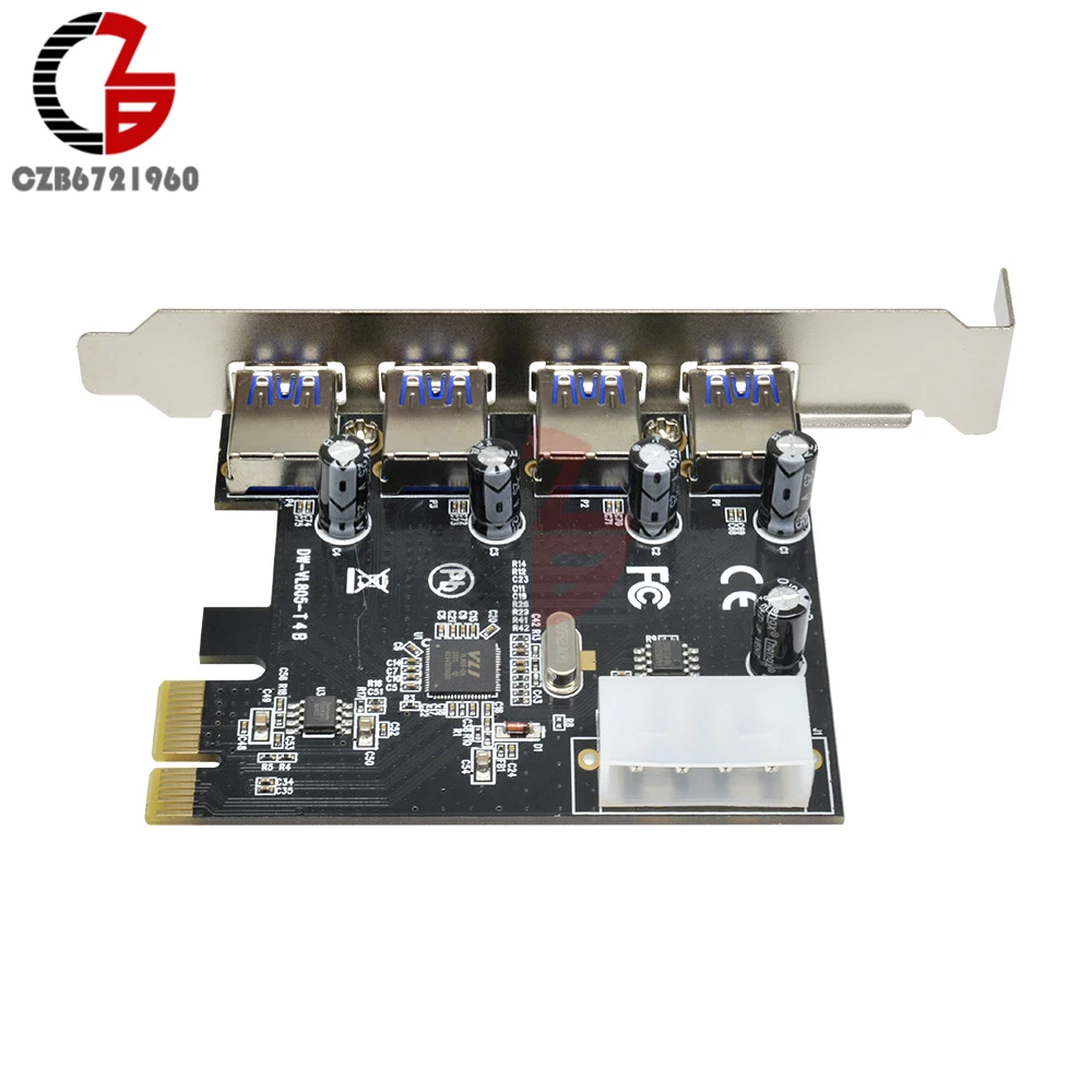 4 порта USB 3 0 PCIE карты ПК компьютерный контроллер концентратор PCIe адаптер |