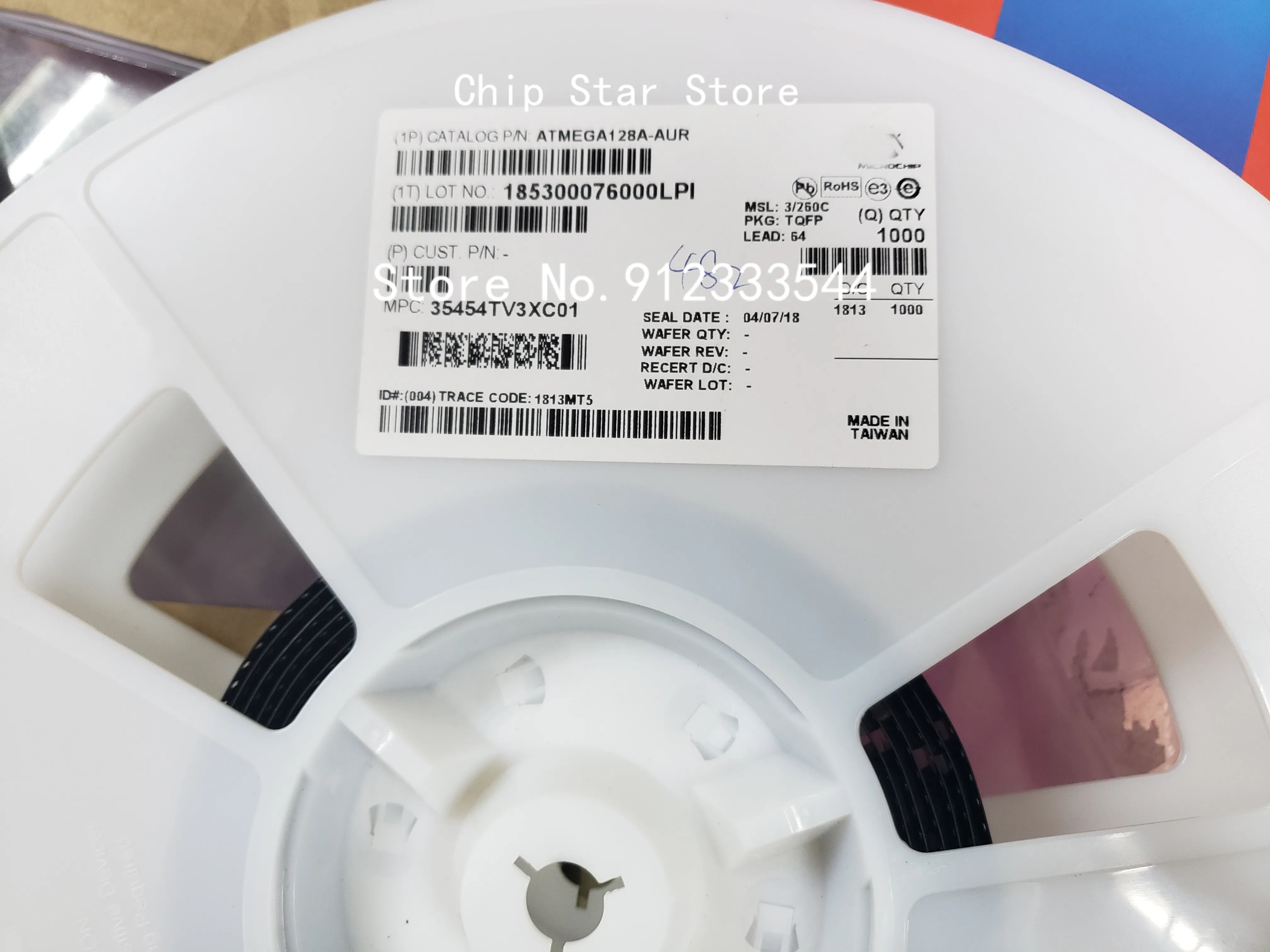 5-50 шт. Φ ATMEGA128A TQFP64 8Bit микроконтроллеры MCU 100% новые и оригинальные |