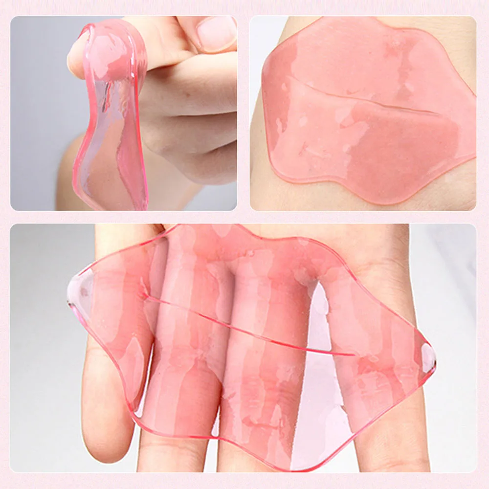 10 шт. коллагеновая маска для губ с розовыми кристаллами |