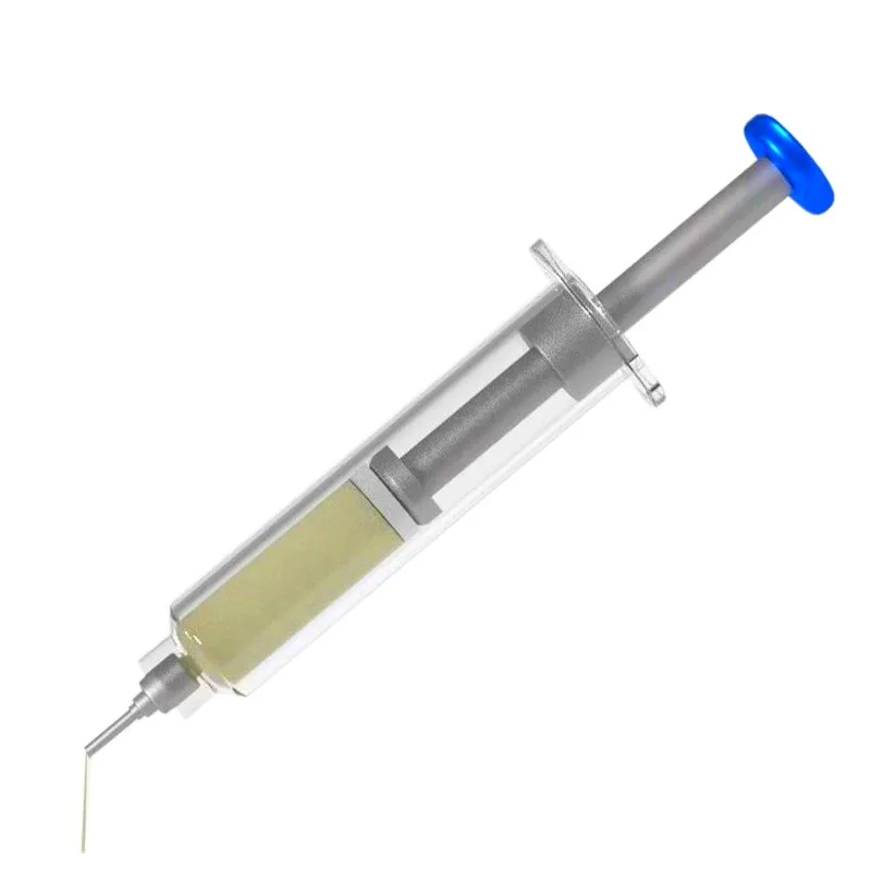 

Aluminum Alloy Solder Flux Needle Booster Manual Syringe Type Push Rod Rosin Paste Propulsion Tool