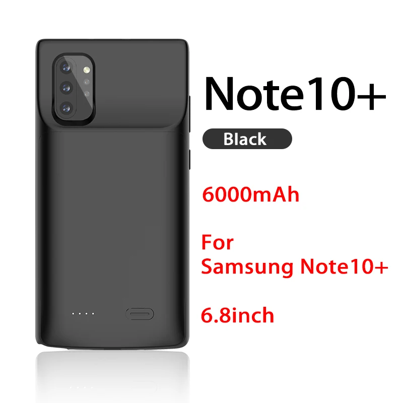 For Galaxy Note 10p UL 5000/5500 мАч чехол для аккумулятора для Galaxy Note 9 Внешний Аккумулятор Чехол для зарядки для samsung Galaxy Note 8 9 чехол для зарядного устройства - Цвет: For Galaxy Note 10p