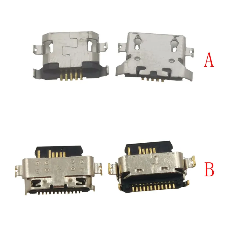 5 шт., разъем для зарядного USB-устройства Alcatel 3V 2019 OT 5032 5032D 5032A 5032J OT5032 5032W Type C Micro