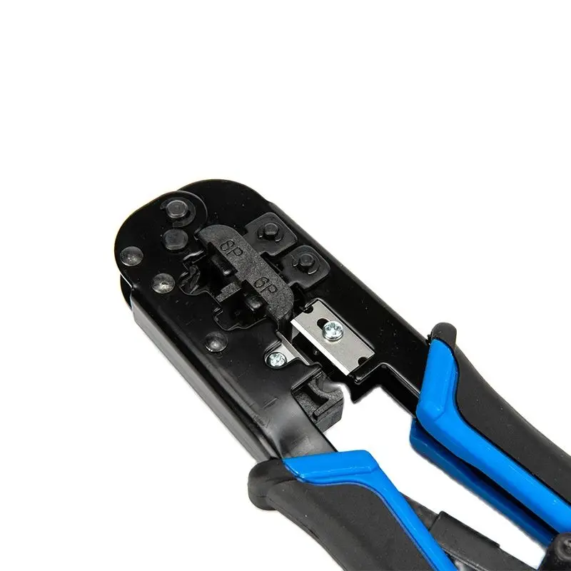 

Cable Crimping Pliers Manual Pliers Modular Plug Crimping Plier Suit RJ45/11 Ratchet Network Cable Pliers