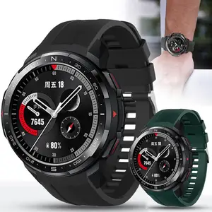 Ремешок силиконовый для смарт-часов Honor Watch GS Pro, сменный спортивный браслет для наручных часов, 22 мм, оригинал