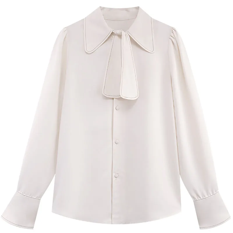 Элегантная темпераментная рубашка Женская официальная офисная модная весенняя