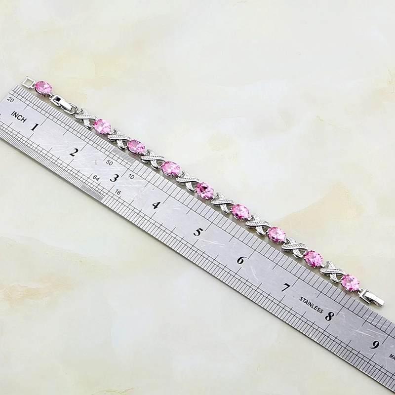 Ювелирные изделия из стерлингового серебра 925 пробы мистический розовый