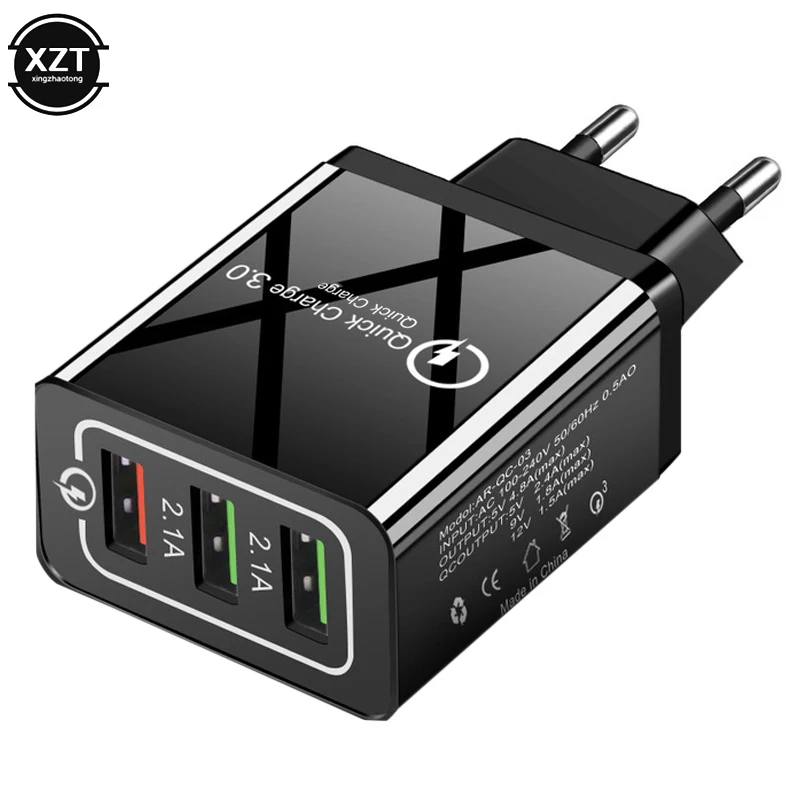 Зарядное устройство USB Quick Charge 3 0 для iPhone XS 8 7 iPad быстрое настенное зарядное samsung S9