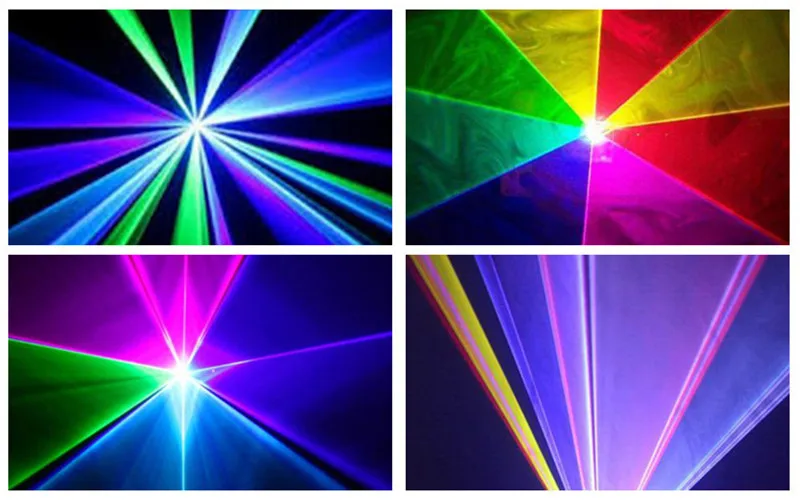 2,5 Вт 2D/3D переключатель RGB DMX Полноцветный ILDA анимационный лазерный светильник DJ сценический эффект 2500 мвт