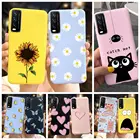 ДЛЯ Vivo Y20 Y20i 2021 чехол силиконовый Подсолнух Цветочный Мягкий чехол для телефона Vivo V2029 V2027 V2032 Y 20 Y 20i Coque