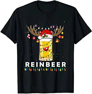 

Reinbeer T-Shirt Funny Christmas Gift For Beer Lovers T-Shirt