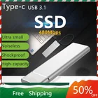 Твердотельный накопитель M.2 SSD, портативный накопитель USB 3,1 емкостью ТБ