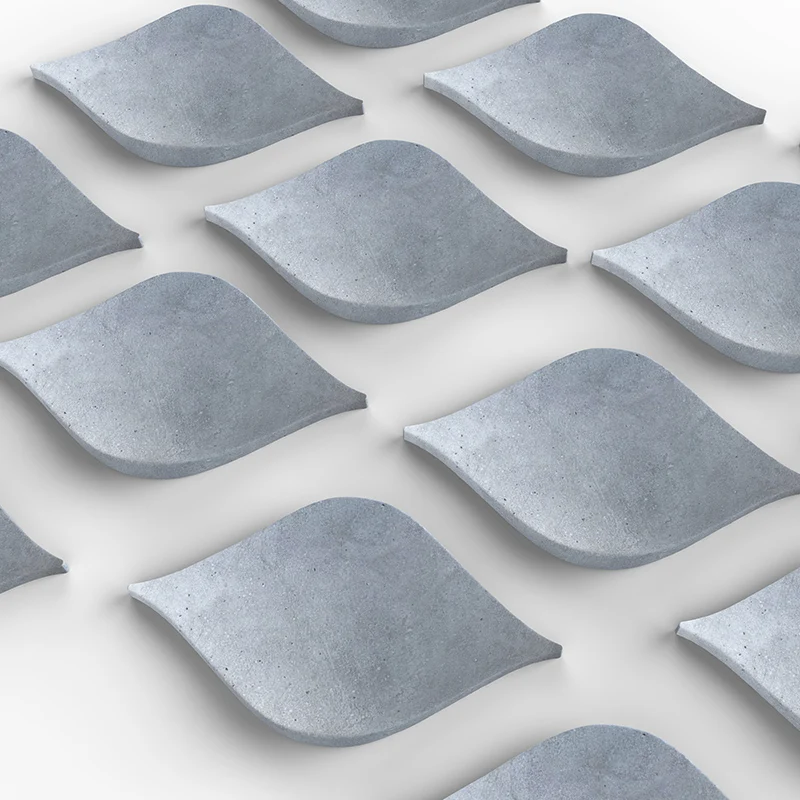 Силиконовая форма для цементных стен кирпичей капель воды волнистый дизайн