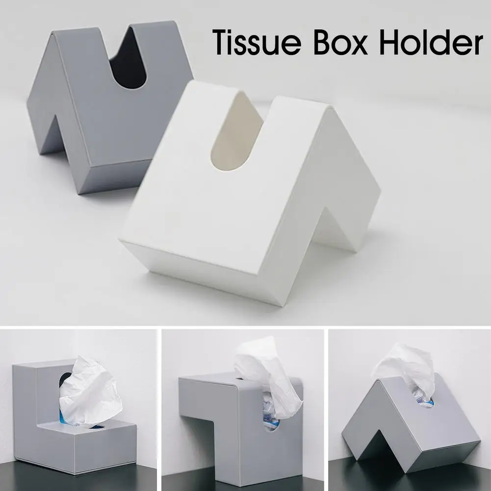 

Stylish Tissue Box Holder Case Napkin Holder Cover Home Organizer Desktop Paper Holder Whit Tissue Holder Kitchen Bedroom Decor