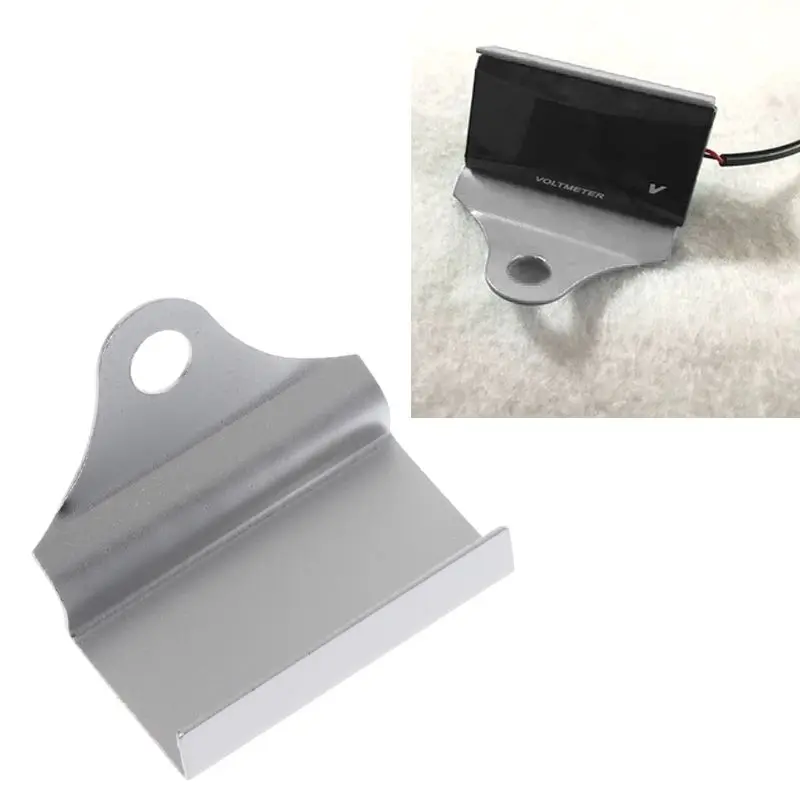 

Universal Motorcycle Mount Bracket For Water Temperature Meter Voltmeter Thermometer Tachometer LX9A
