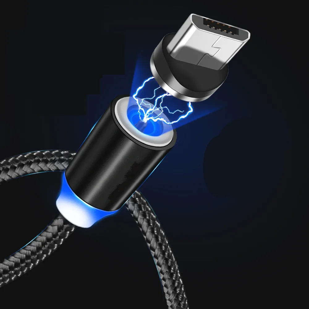 Магнитный зарядный кабель Micro USB для Samsung Xiaomi Redmi Huawei honor 9A 9C Meizu Umidigi A5 Pro NOKIA 2 3 Android |