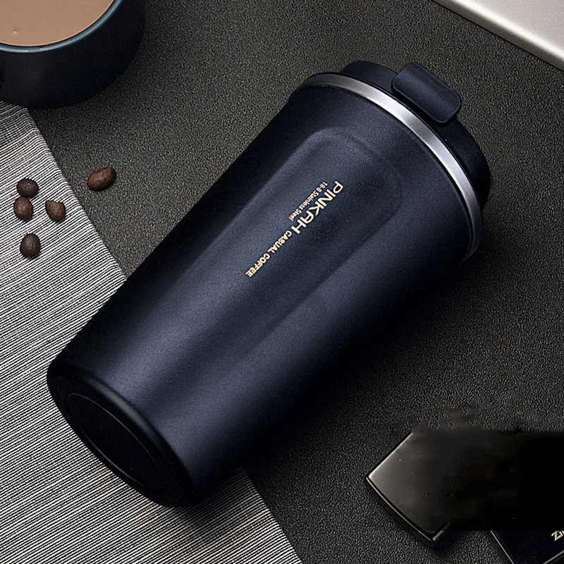 

380/500ml Thermos coffee mug Stainless Steel 304 Thermo Cup Travel Coffee Mug Vacuum Flasks Thermo mug for Car Water Bottles