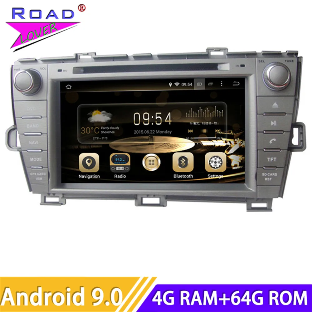 Автомобильный DVD плеер Roadlover Android 8 0 Авторадио для Toyota Prius 2009 LHD стерео GPS навигация
