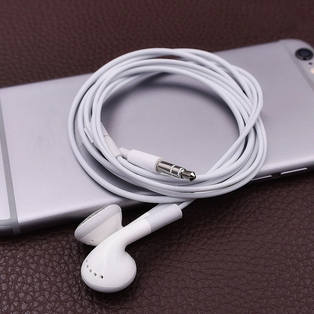 

In-ear headset 3.5 mm wired stereo music phone headset with microphone MP3