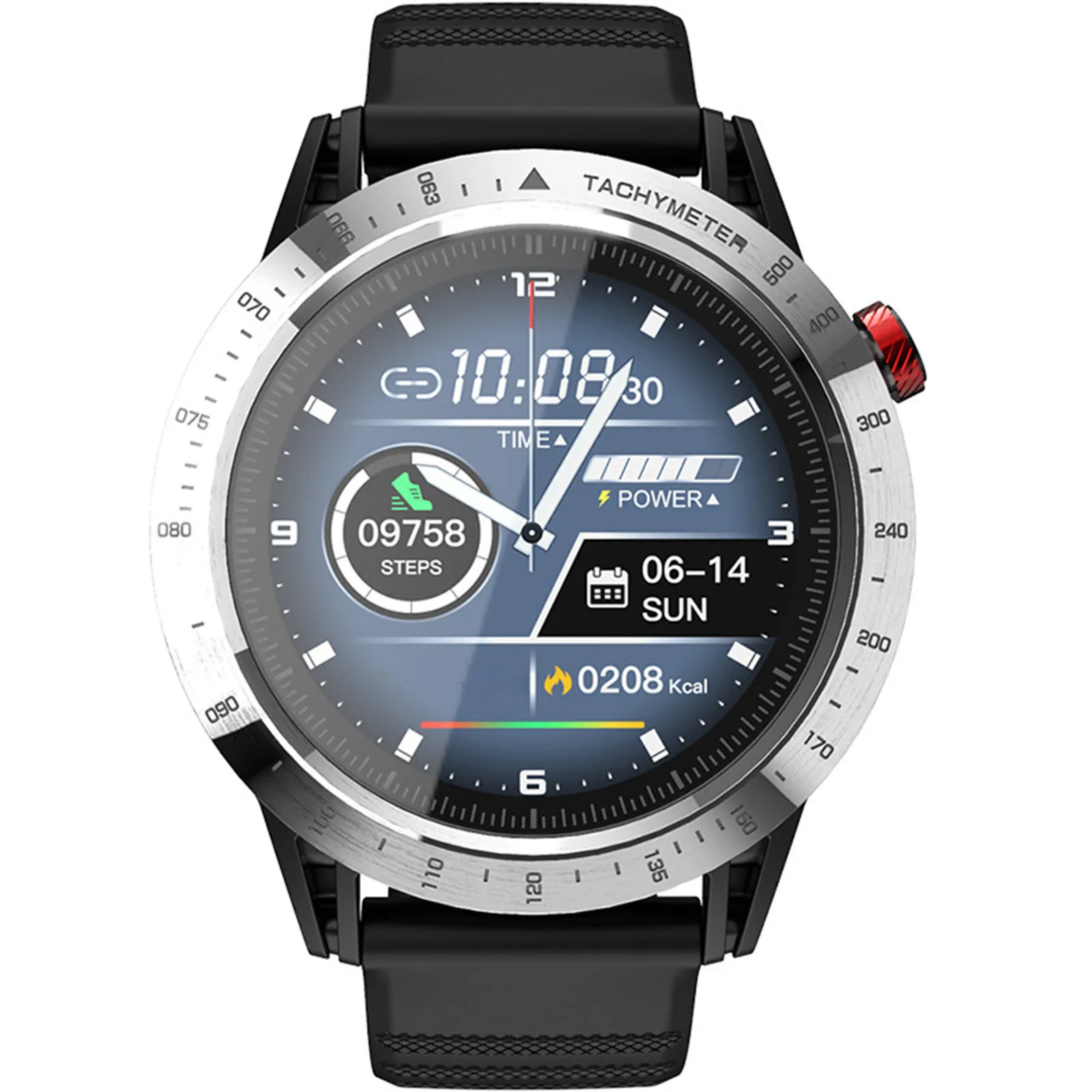 HIPERDEAL(HIPERDEAL) Смарт часы 1 3 дюйма с GPS водонепроницаемым режимом мульти упражнений