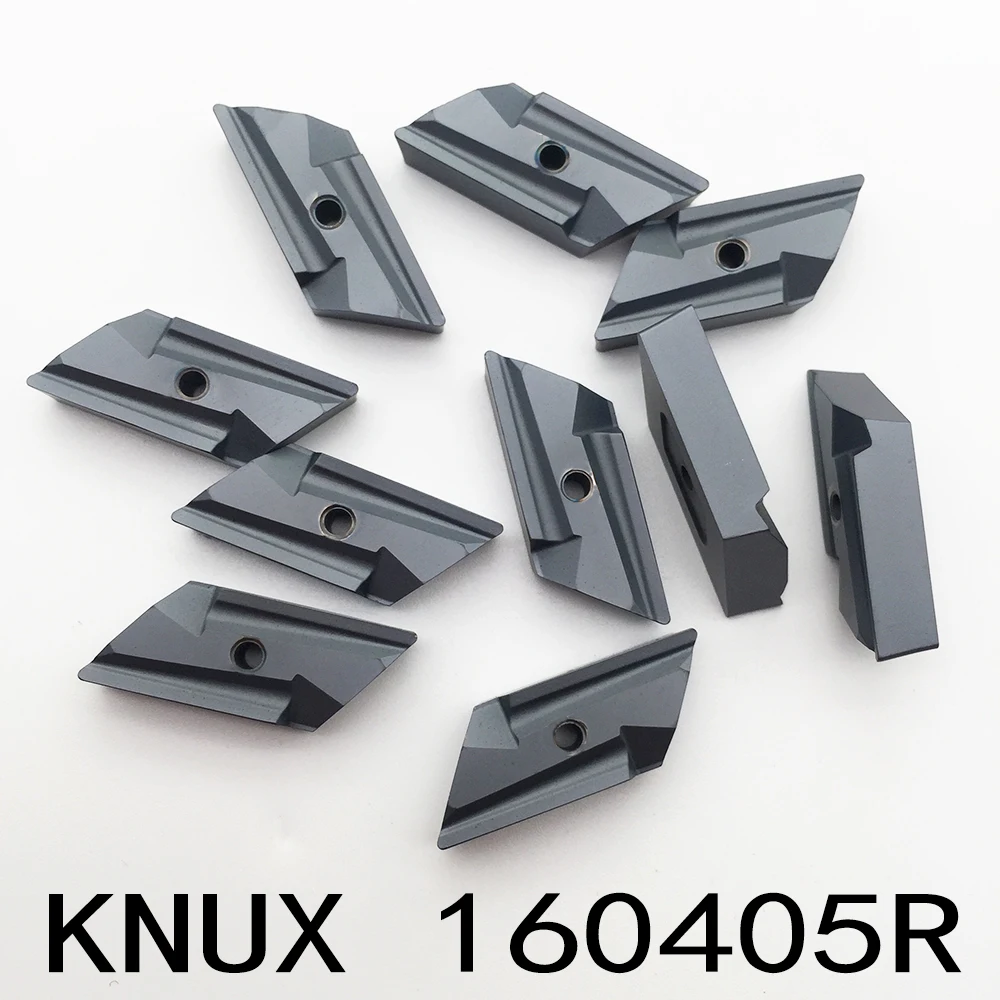 Токарный станок KNUX 160405R 160405L шероховатый фрезерный режущий с ЧПУ лезвие KNUX160405 10