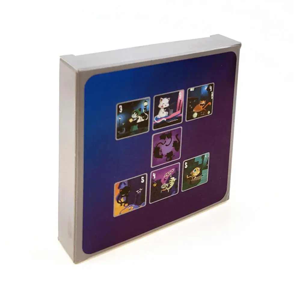 Настольная игра милый котенок карточка с кошкой английский полный дом вечерние