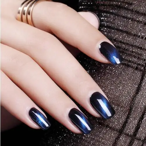 Полуперманентный Гель-лак кошачий глаз Docaty Vernis полигель для украшения ногтей