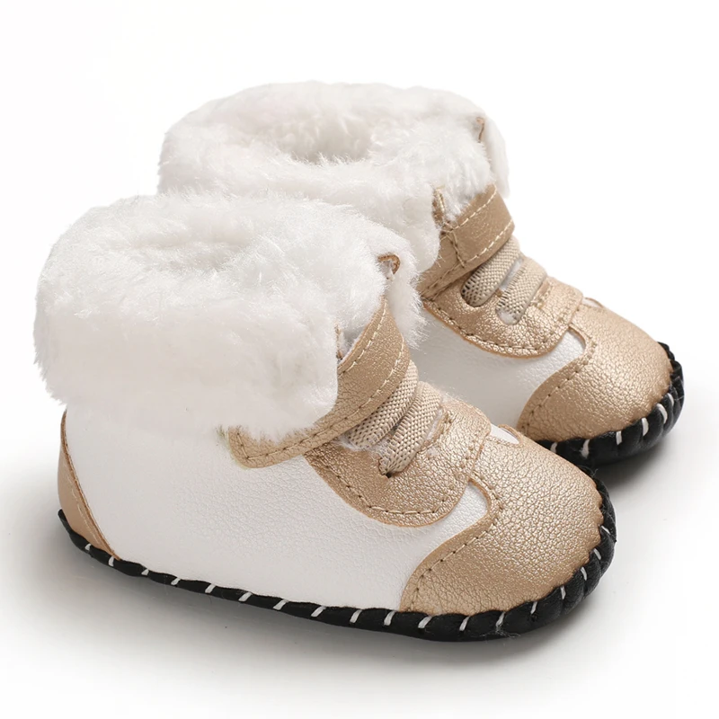 

Winter Boots First Walkers Sweet Princess Newborn Baby Girls Shoes Winter Infant Footwear Toddler Kids Girl Shoes